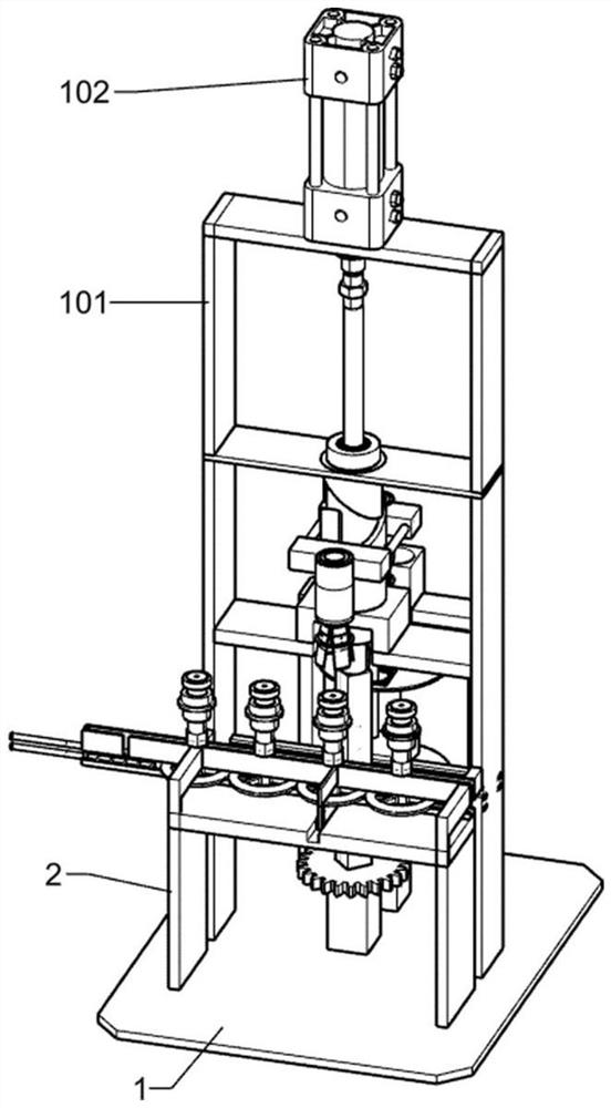 Water conservancy pipeline stop valve assembling device