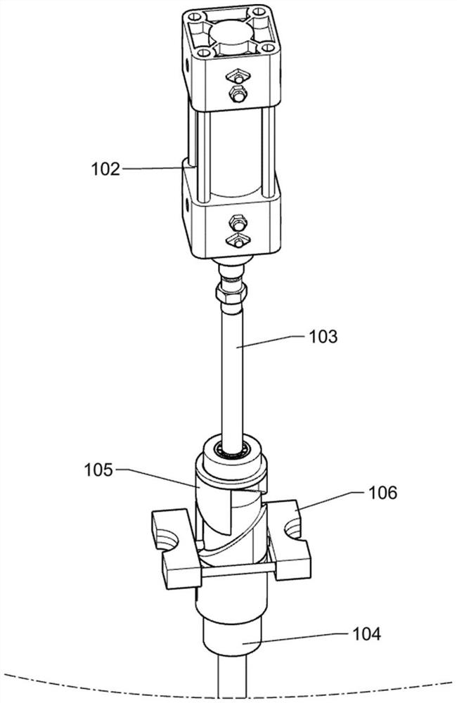 Water conservancy pipeline stop valve assembling device