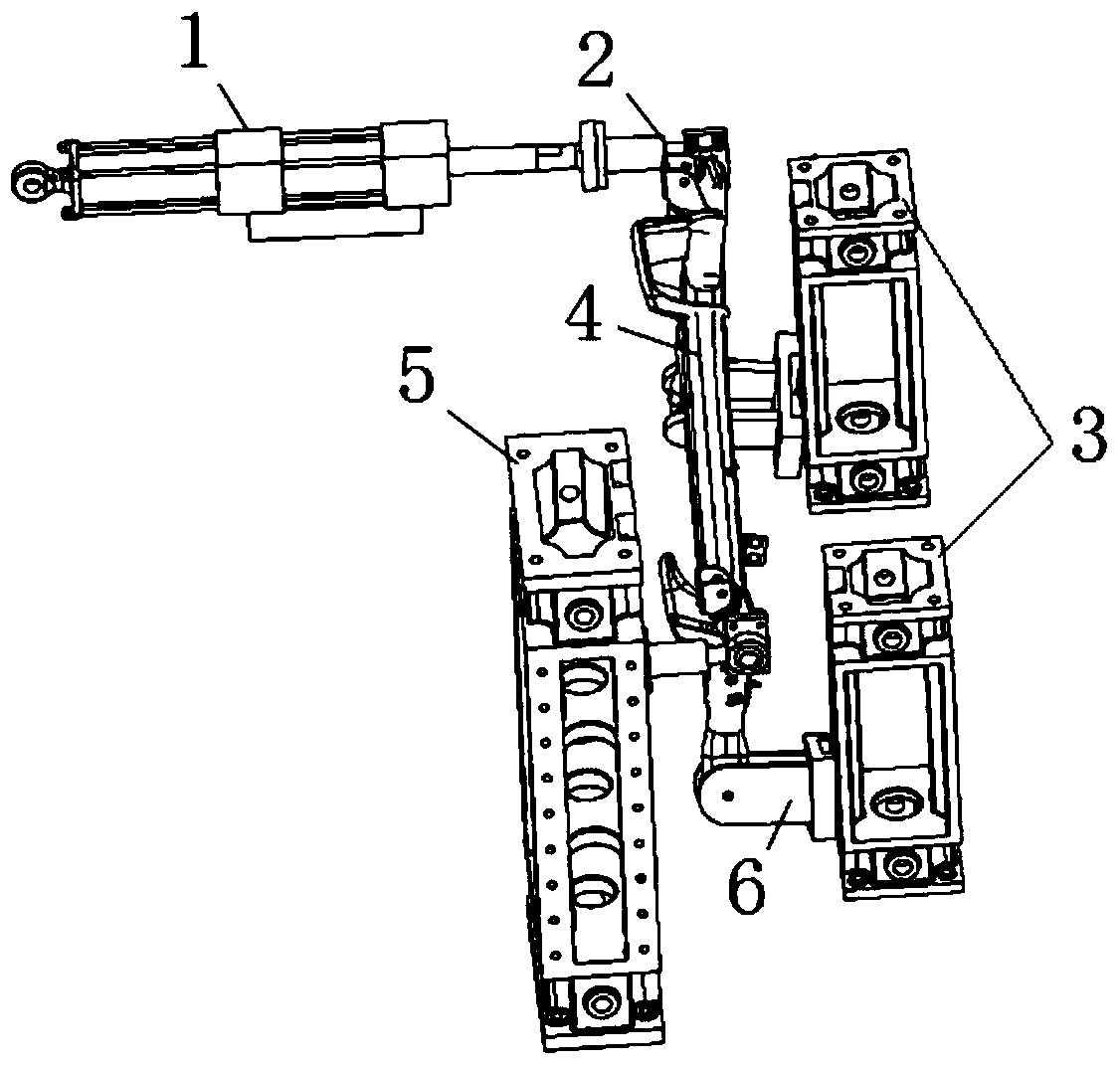 A rear axle torsional fatigue unilateral random spectrum loading test tool and its test method