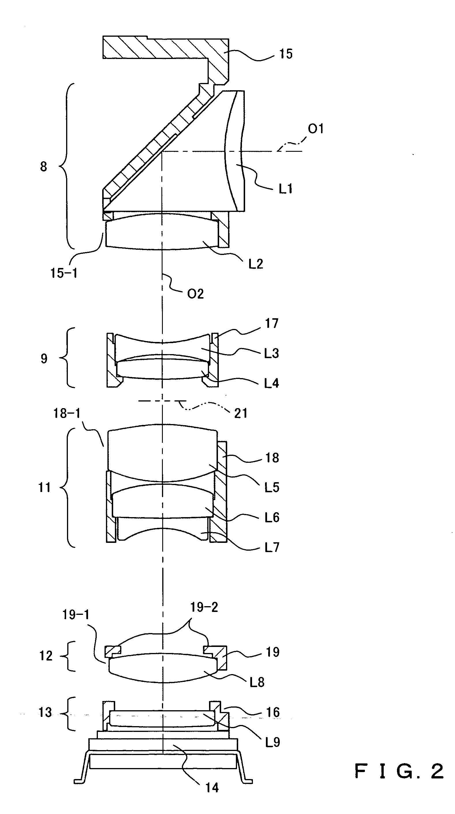 Encoder, lens-implement and digital camera