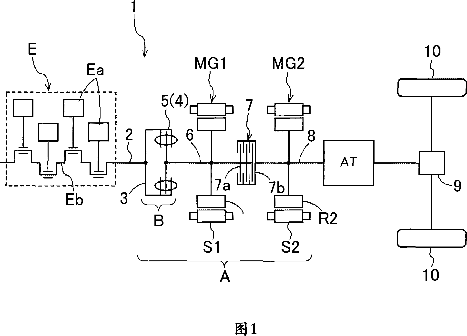 Hybrid vehicle drive device