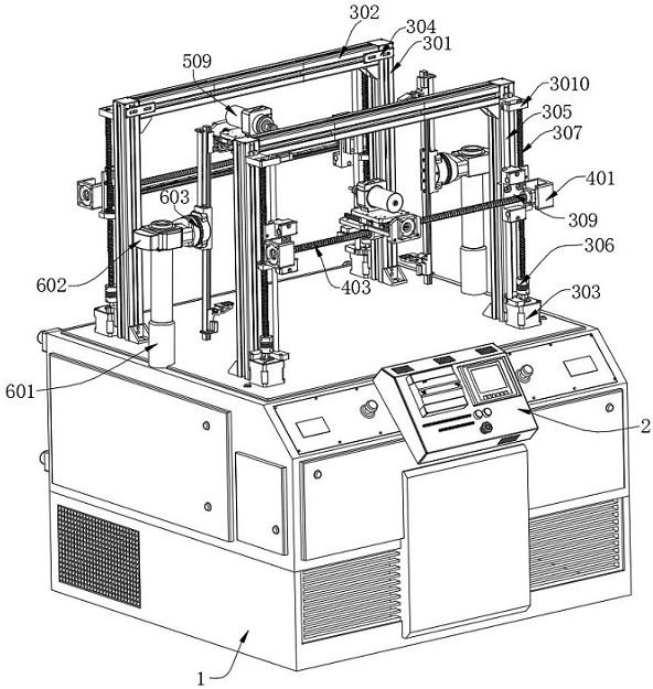 Fusion welding device for automobile plastic plate processing