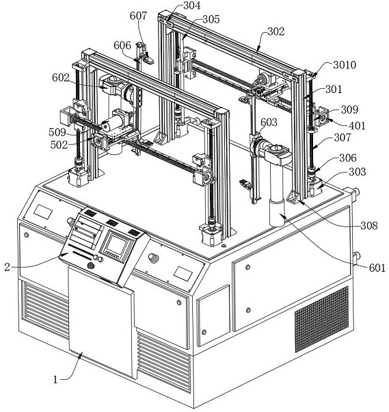 Fusion welding device for automobile plastic plate processing