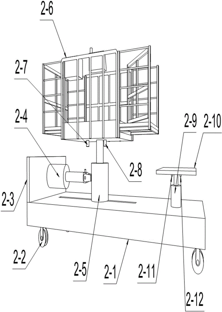 Automatic lifting control device for pruning garden trees and use method thereof