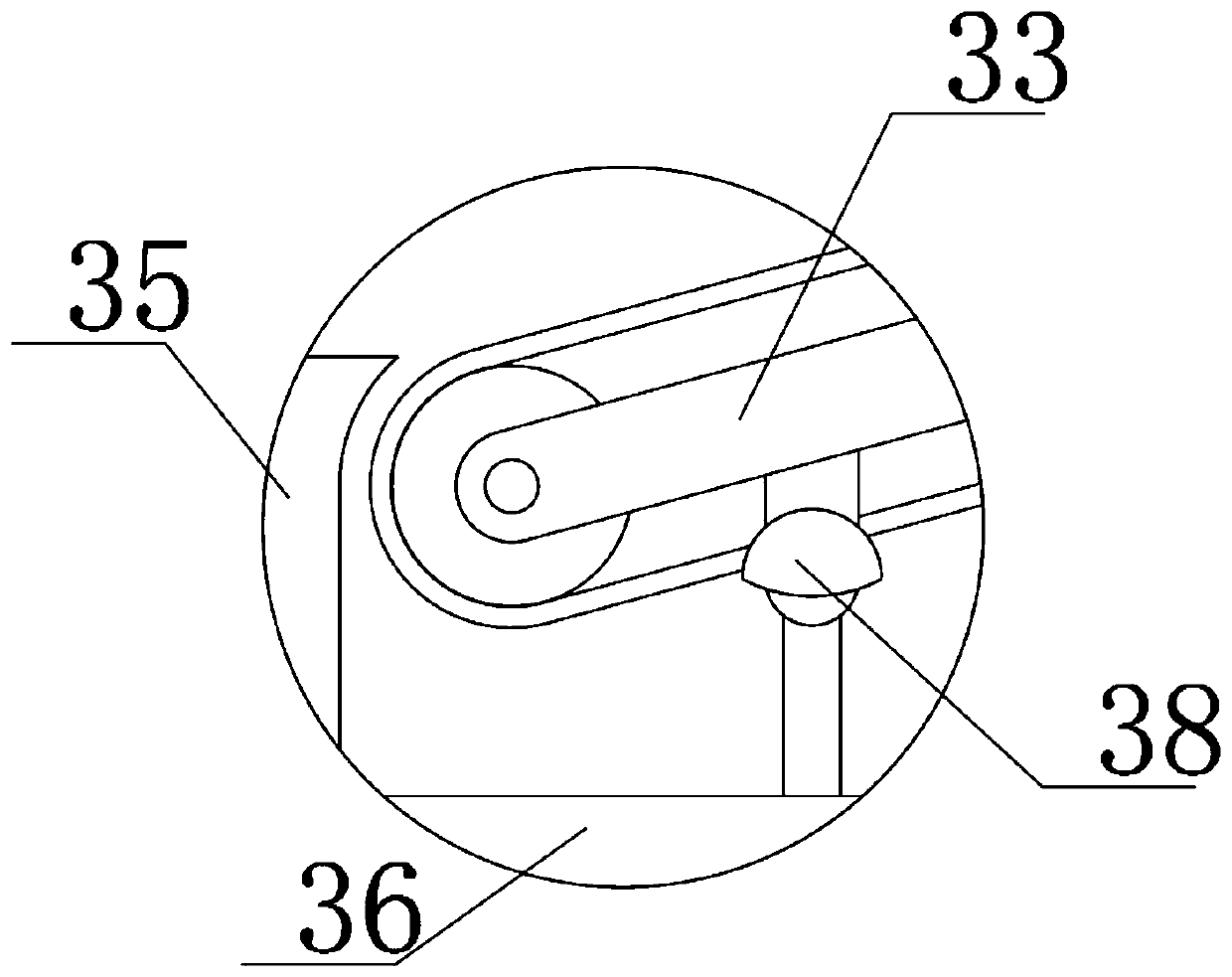 Guide plate molding machining device and using method thereof