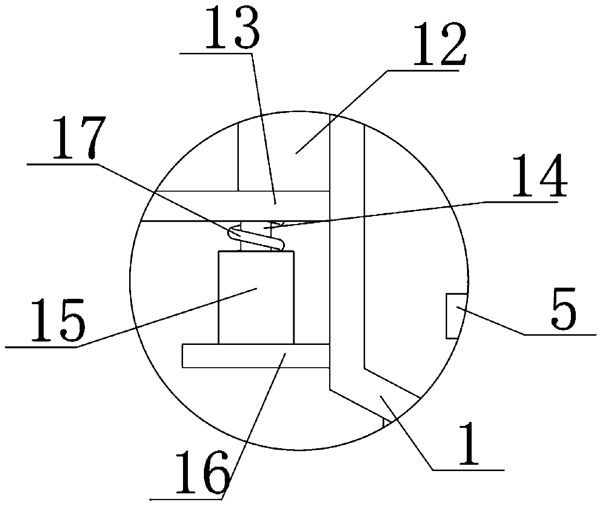 Guide plate molding machining device and using method thereof