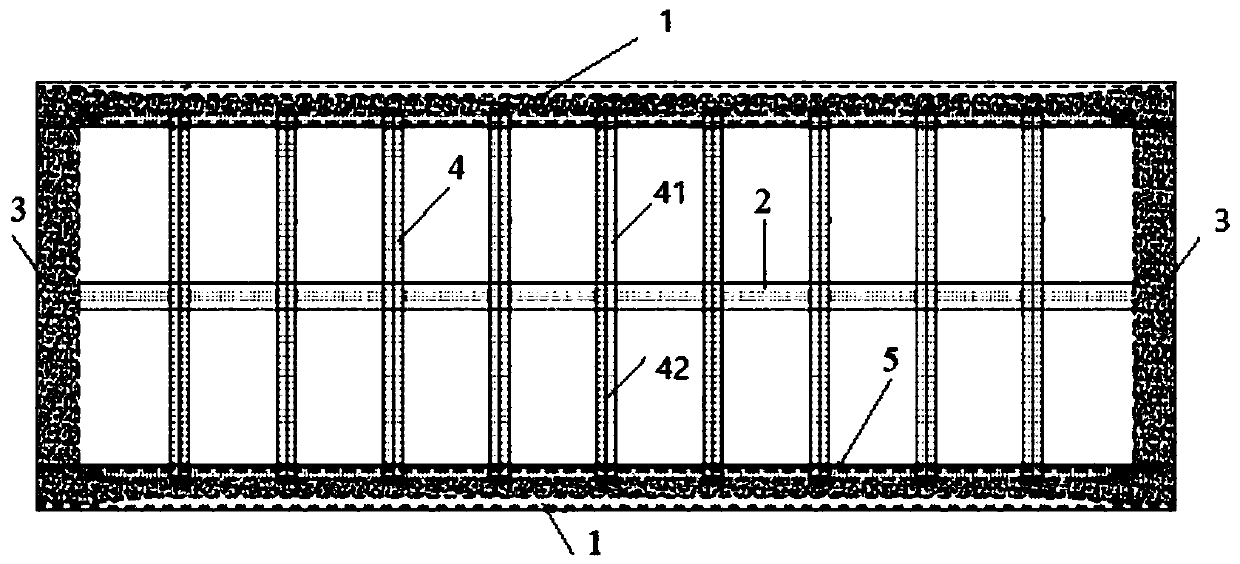 Urban rail transit bond beam and construction method thereof