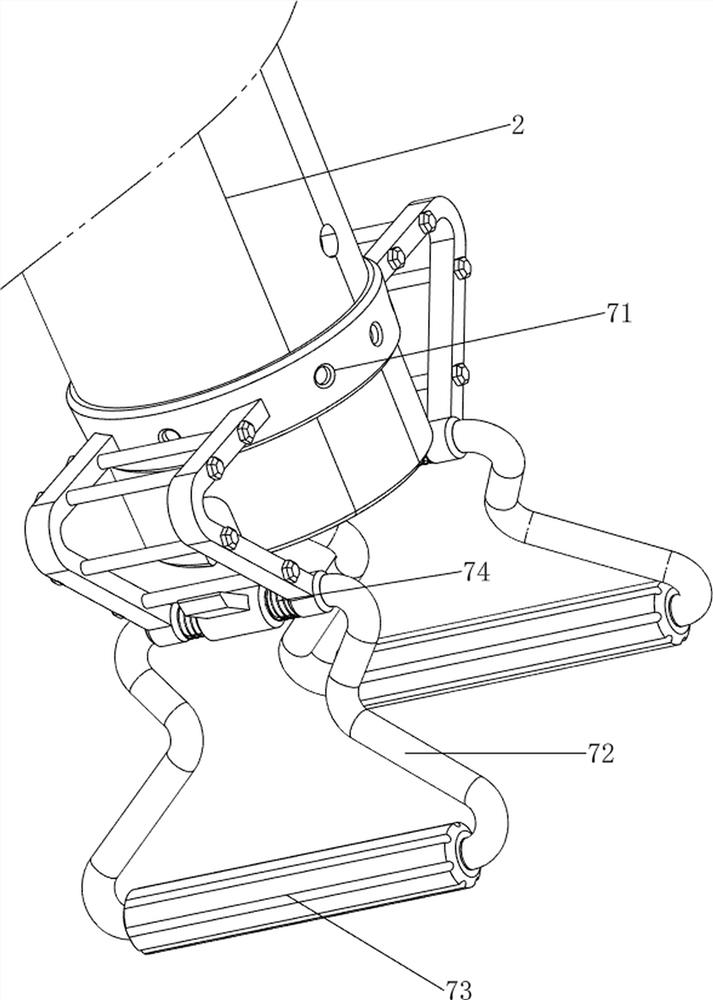 Pustule purulence removing device for dermatology department