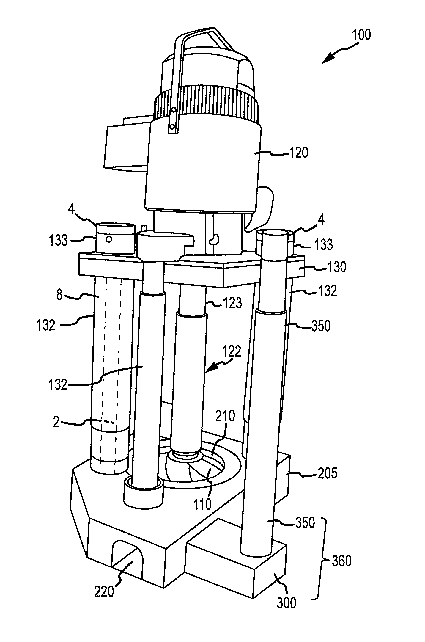 Shaft and post tensioning device