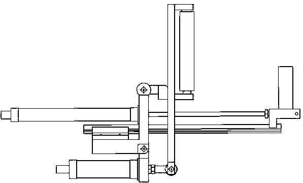 Swing material-hooking device