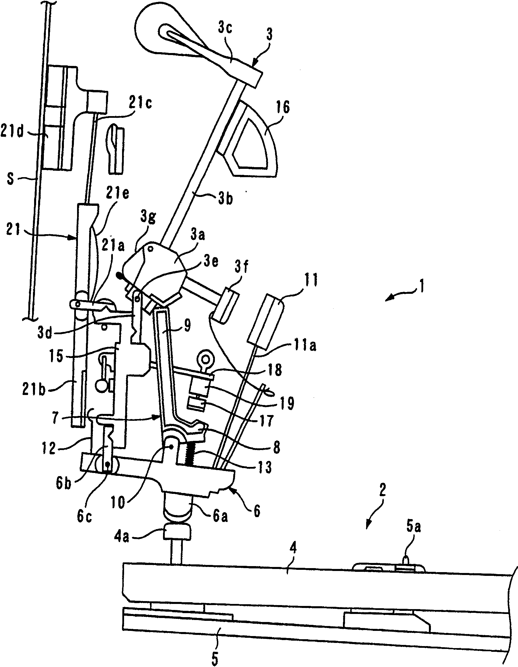 Mechanical device for piano