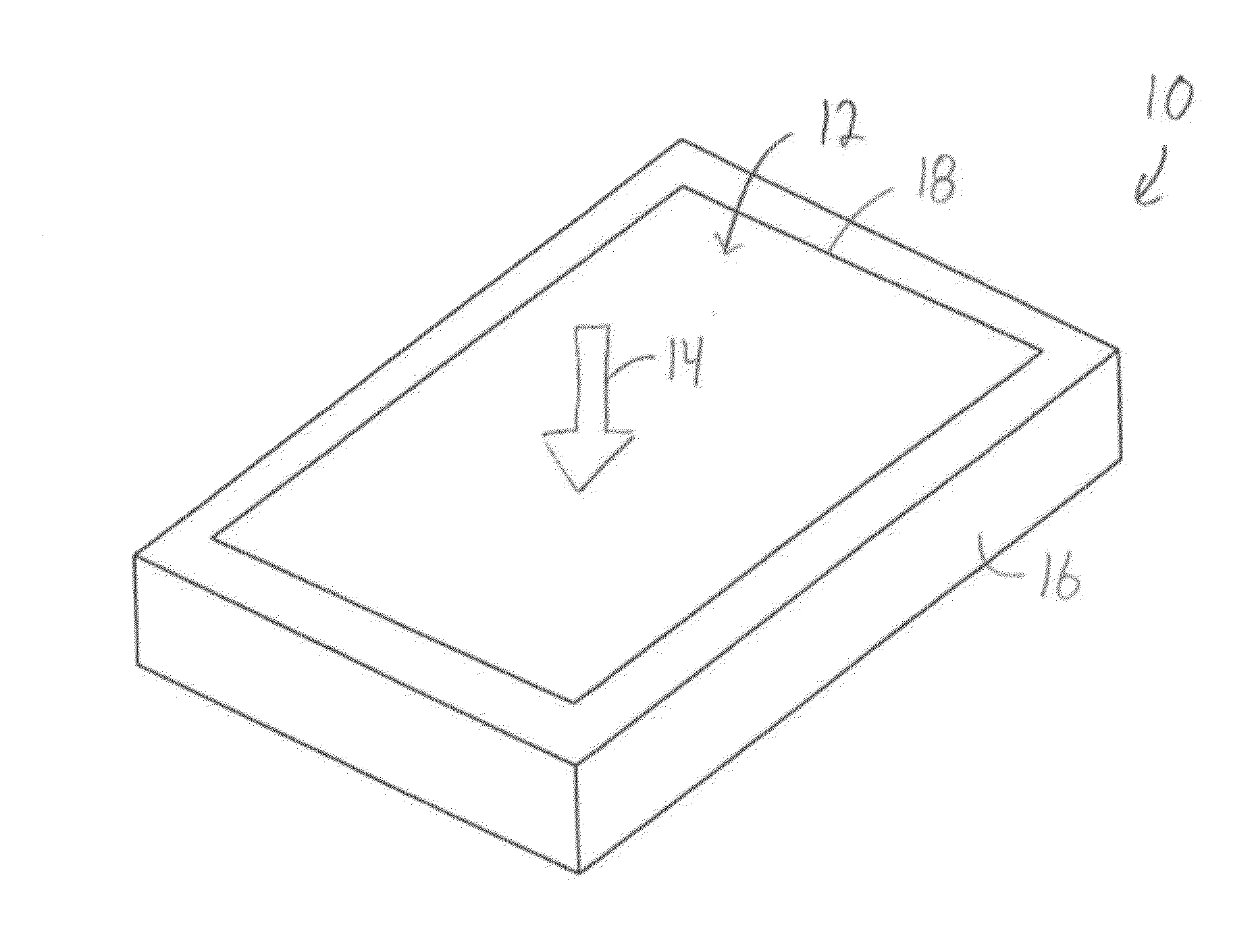 Touch interface device having an electrostatic multitouch surface and method for controlling the device