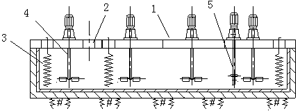 Continuous sulfur heating melting pool