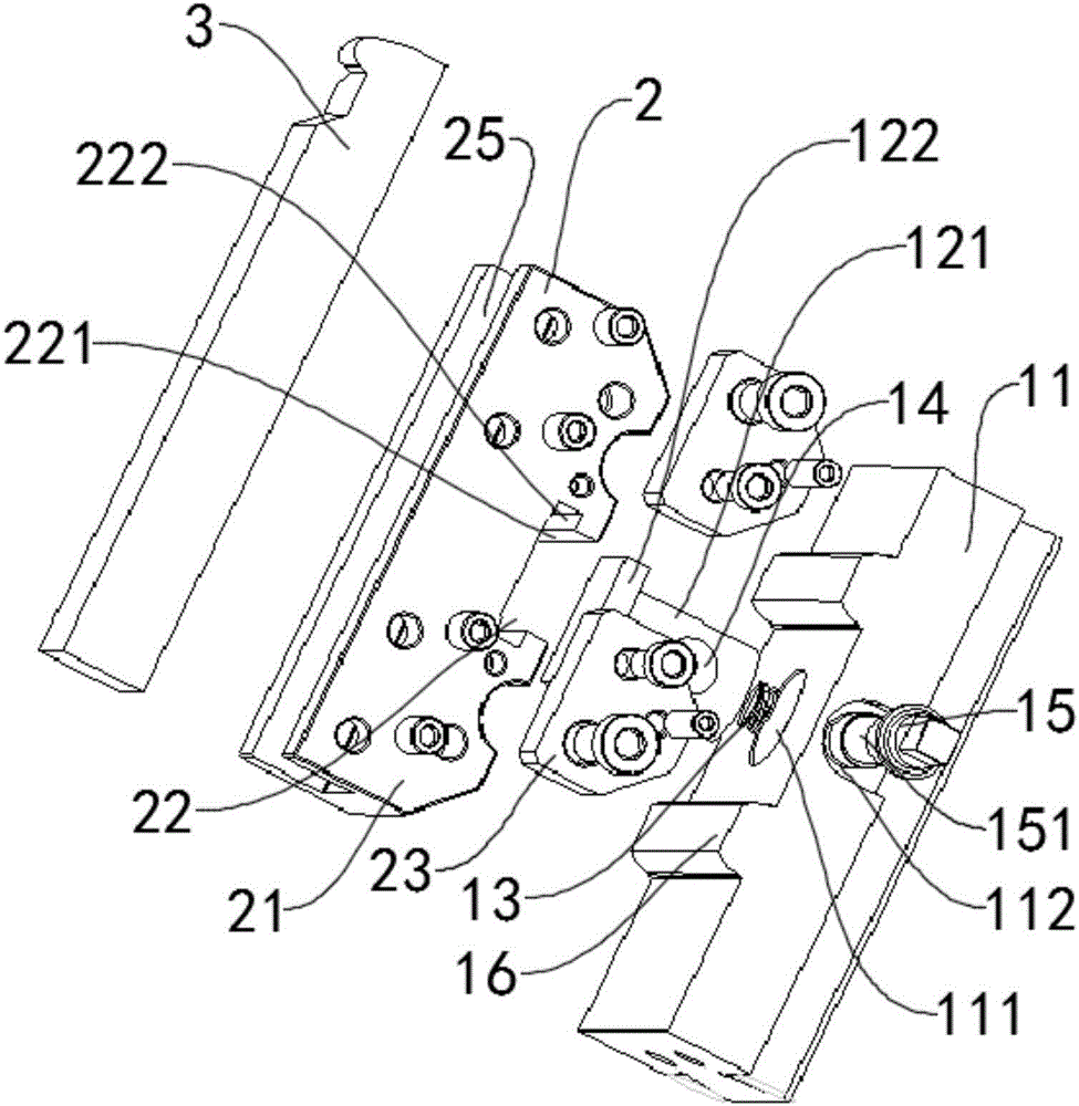 Rapid tool changing device