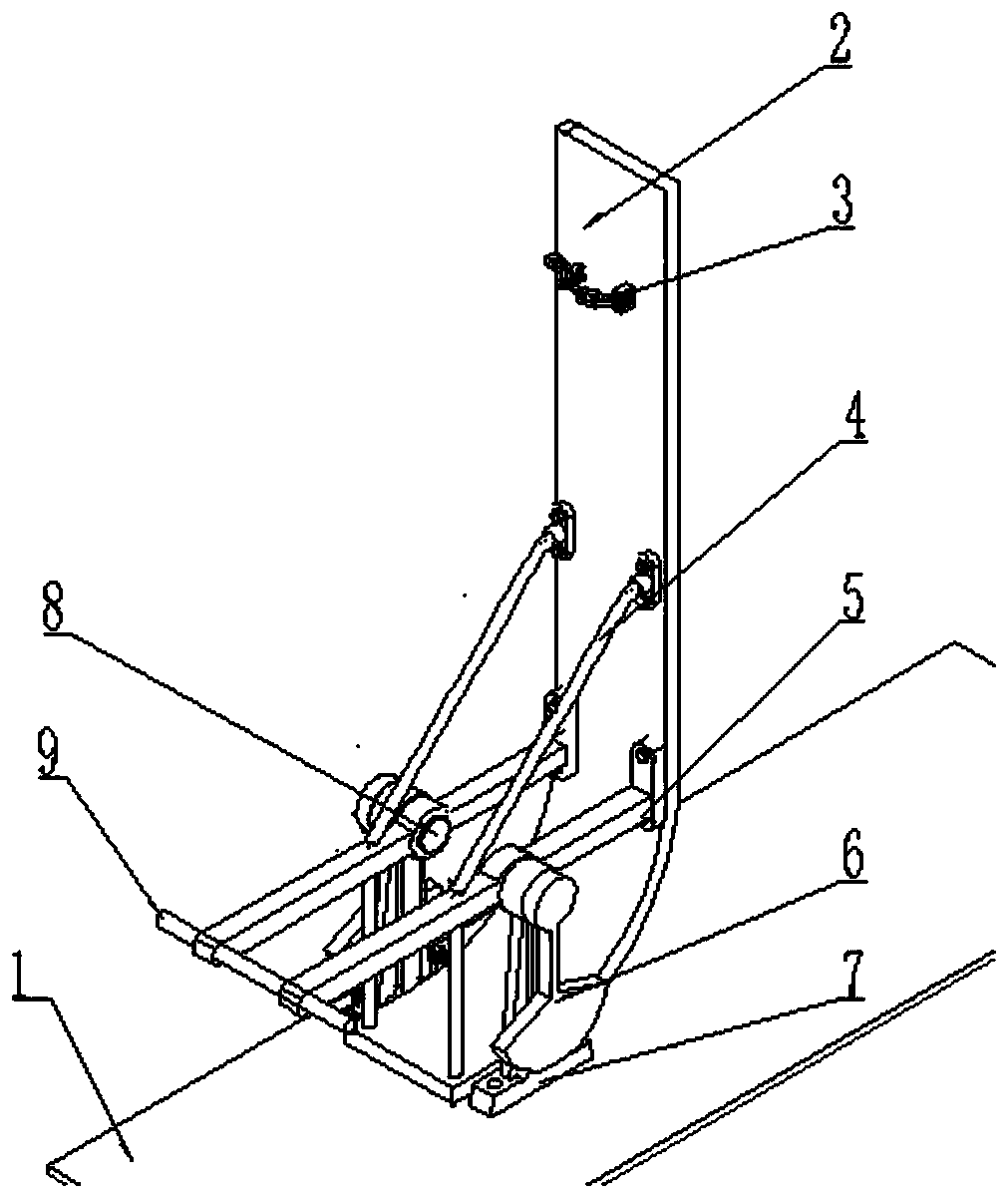 A bicycle vertical parking device