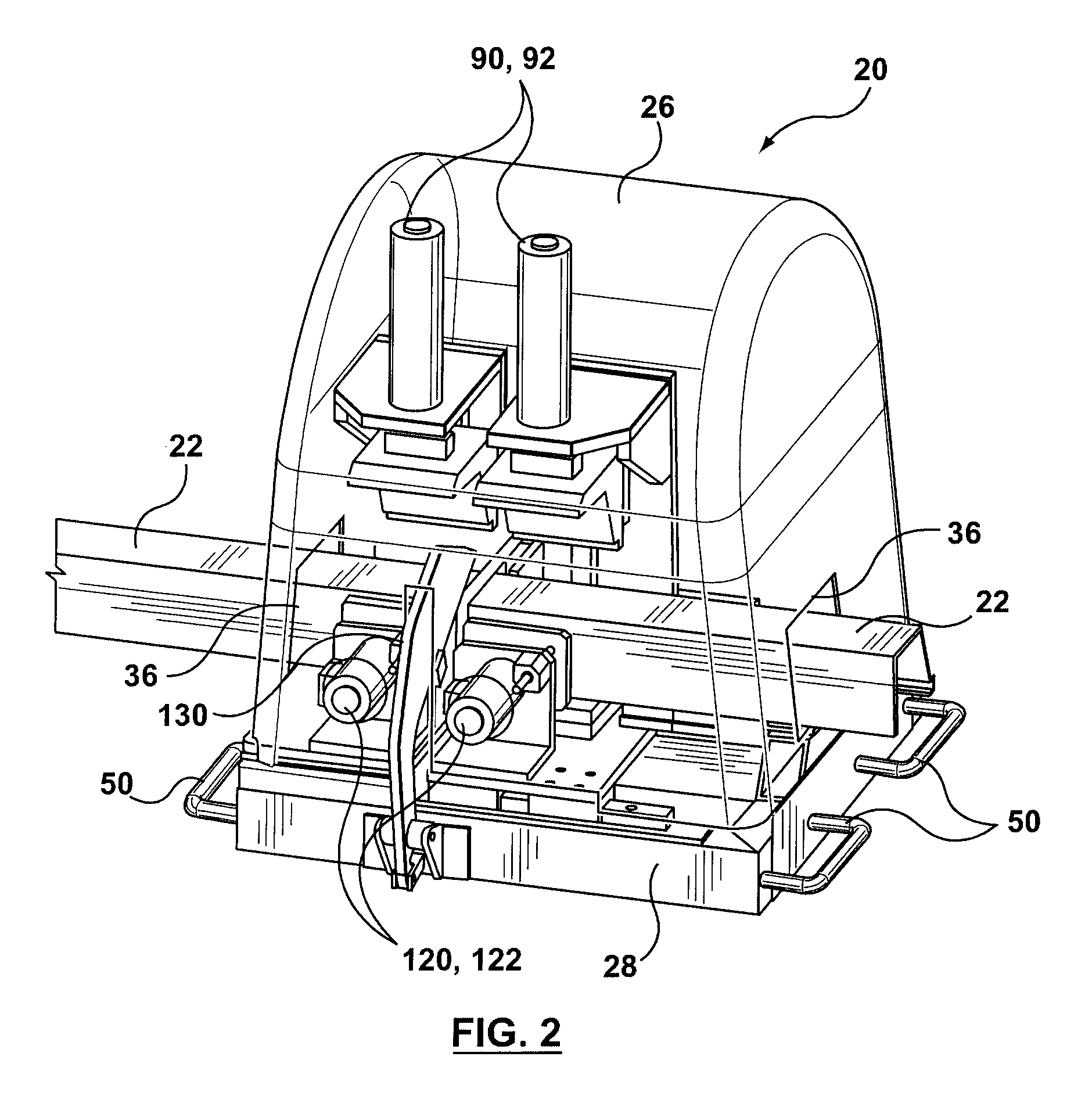 Portable thermo-plastic welding machine and method