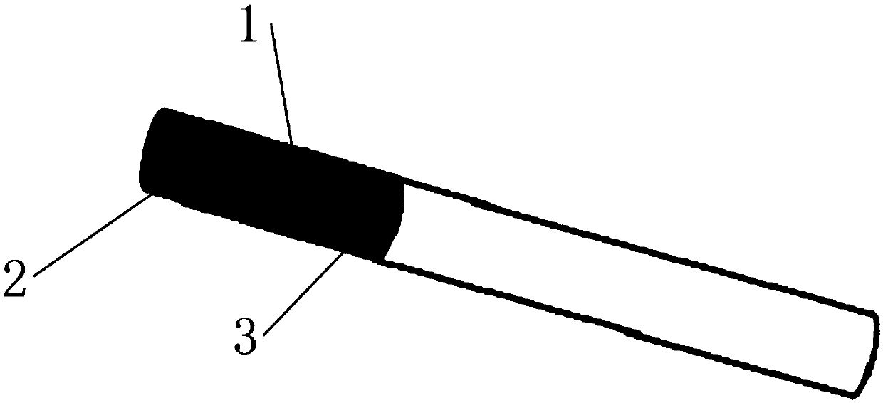 Filter stick suitable for heat-not-burn cigarette and manufacturing process of filter stick