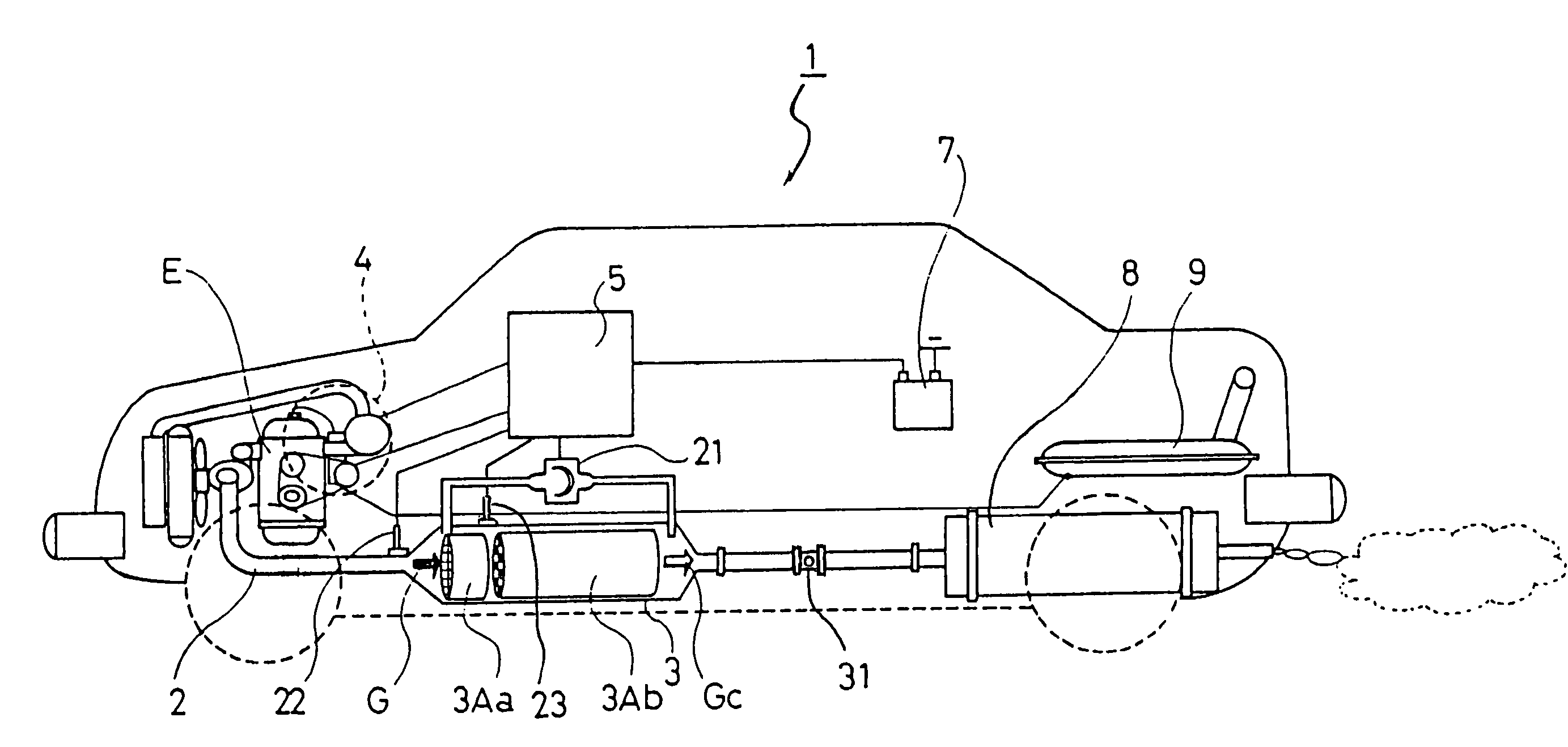 Exhaust gas cleaning system