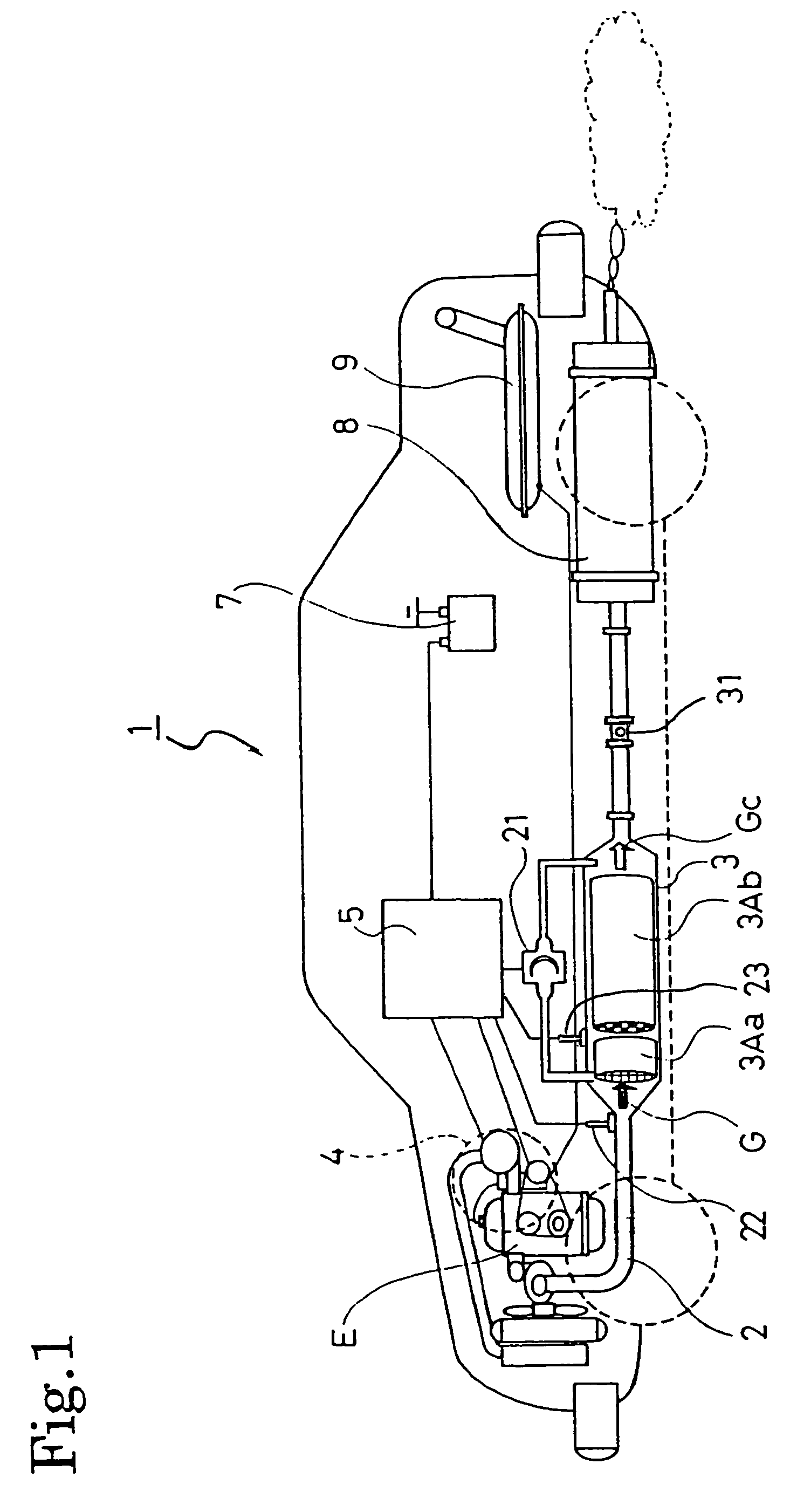 Exhaust gas cleaning system