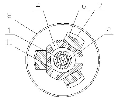 Ball screw elliptic reverser nut turning and milling clamp