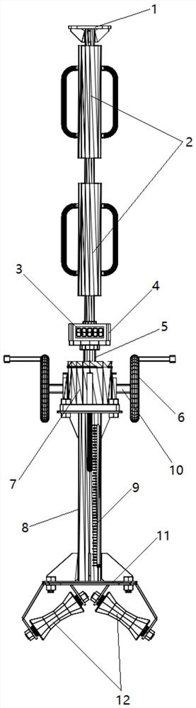 Cable snakelike bending machine