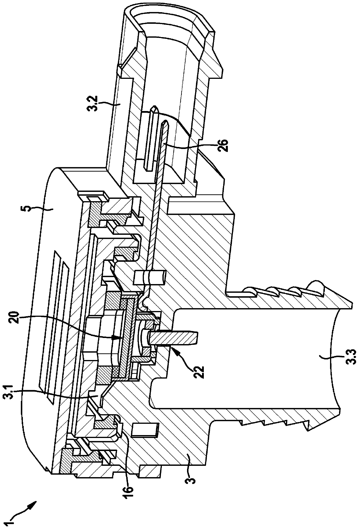 Pressure sensor for vehicle