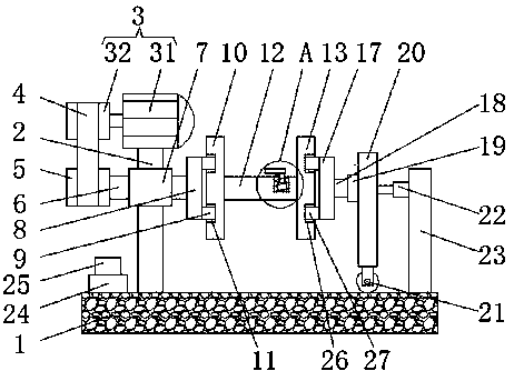 Control line taking device convenient to fix