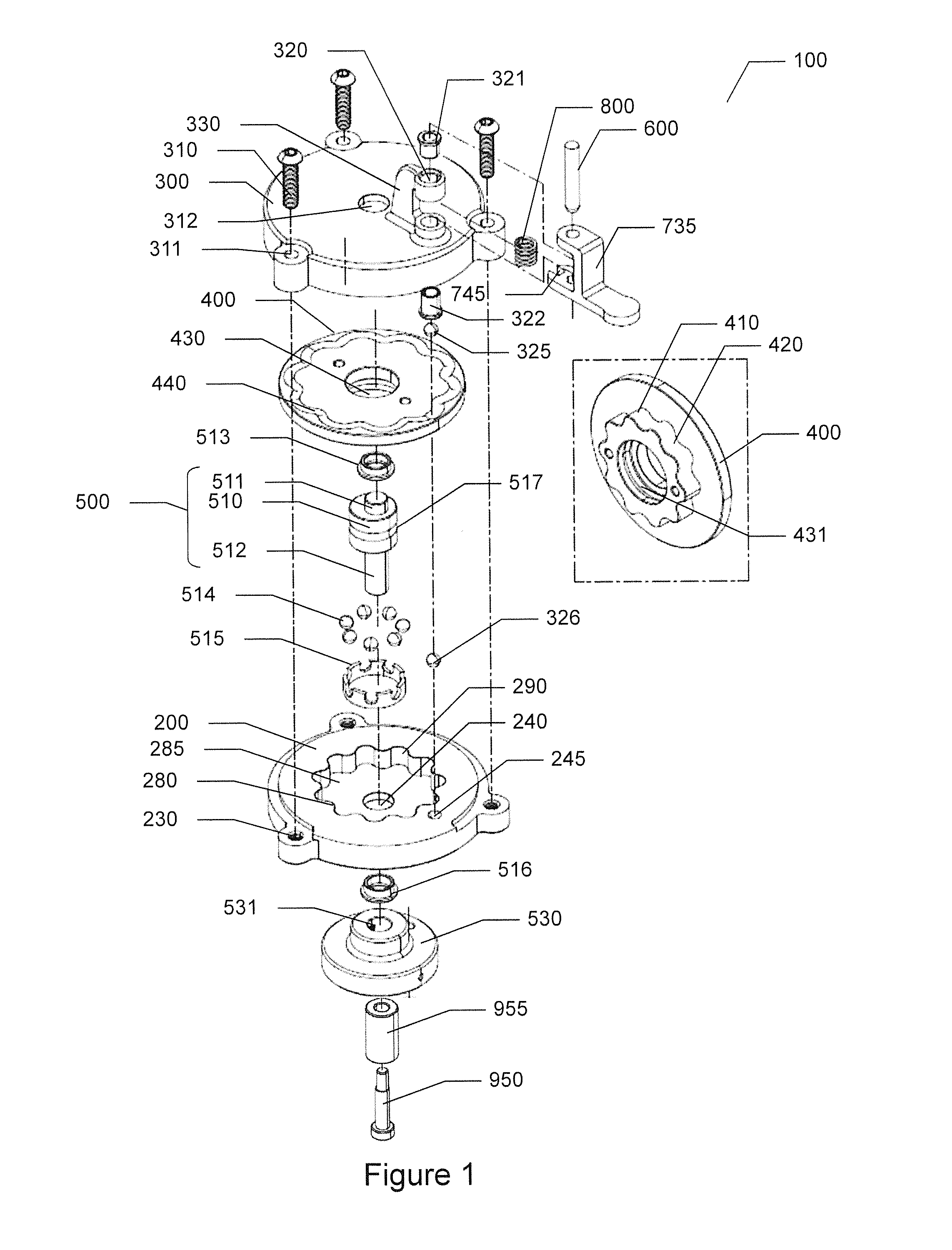 Cycloid drive epicycloid planet gear cam