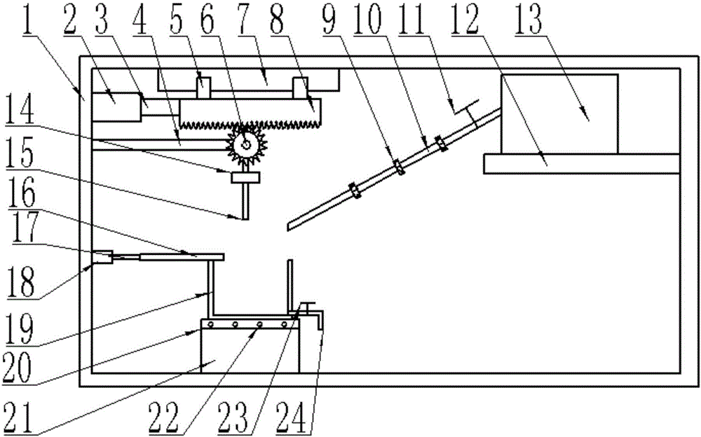 Automatic stirring medicinal material cooking device