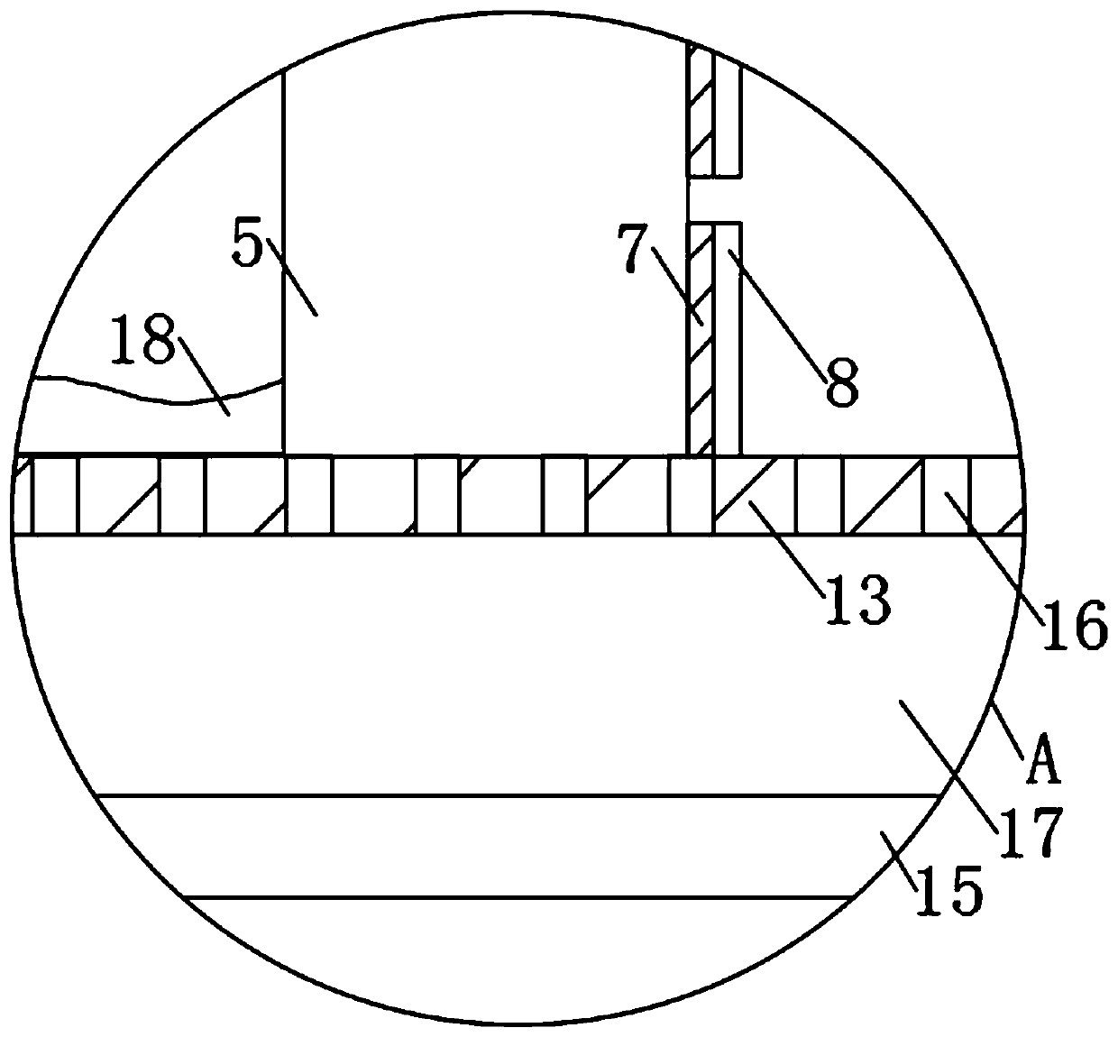 Positioning and press-fitting device for rapid cooling