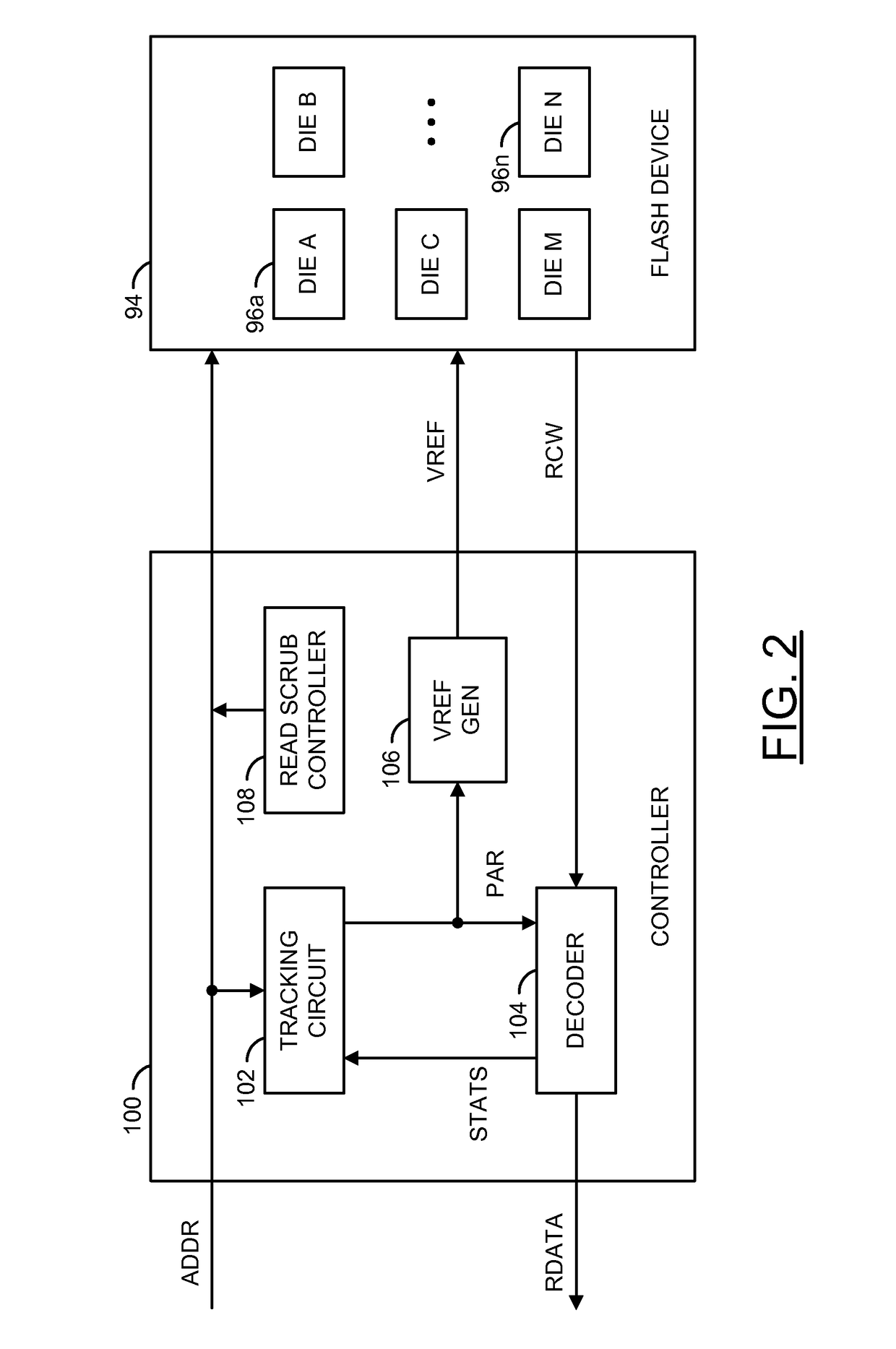 Flash channel parameter management with read scrub