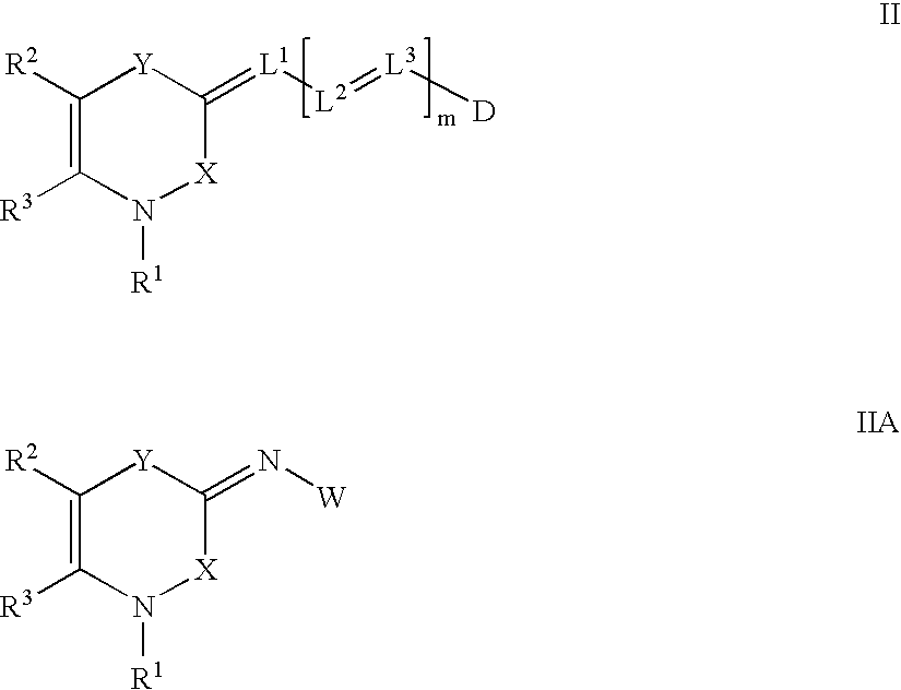 Benzothiazine dyes for imaging elements