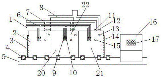 Temperature control device for forging alloy steel