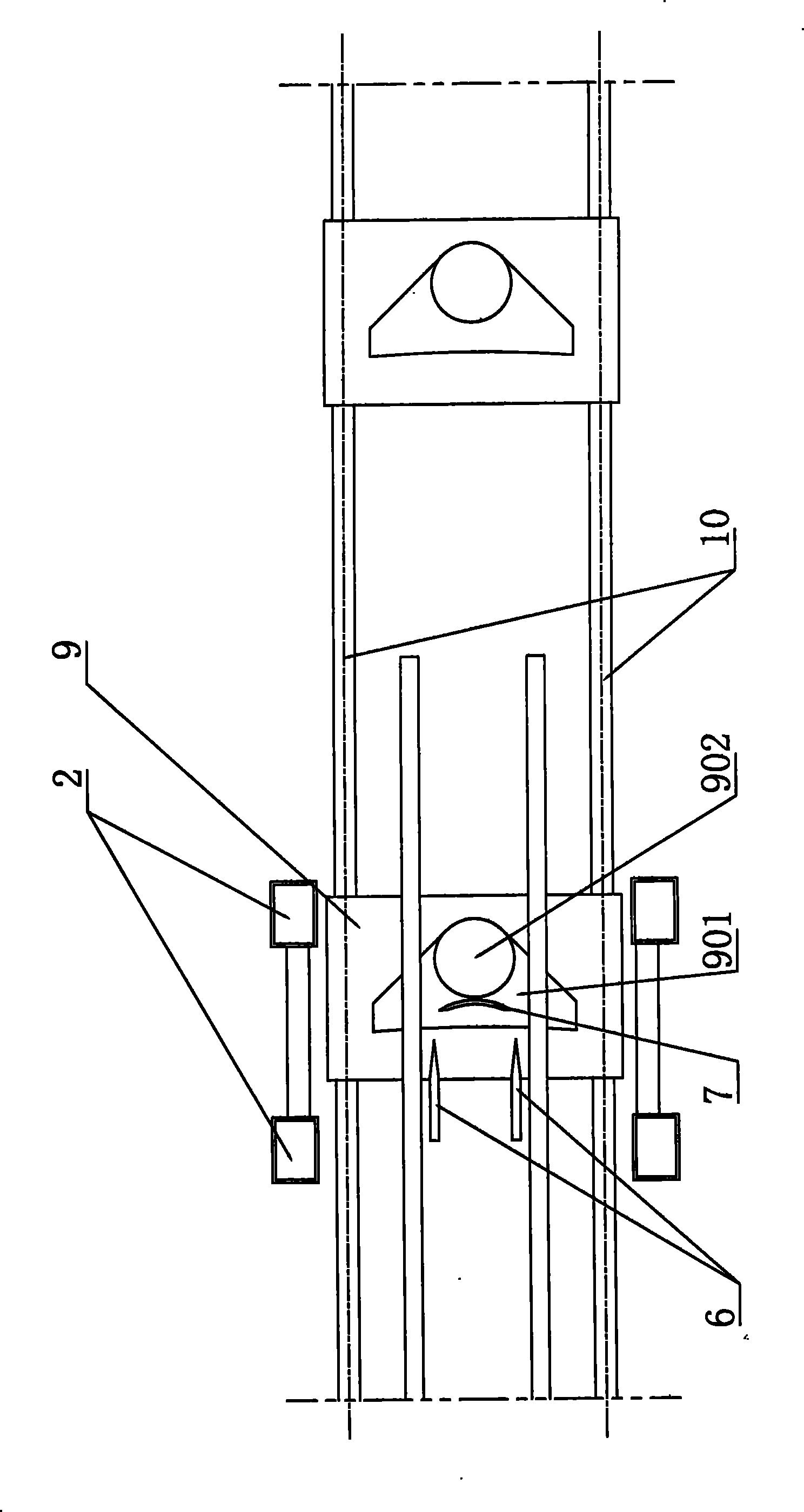 Water chestnut de-hulling device