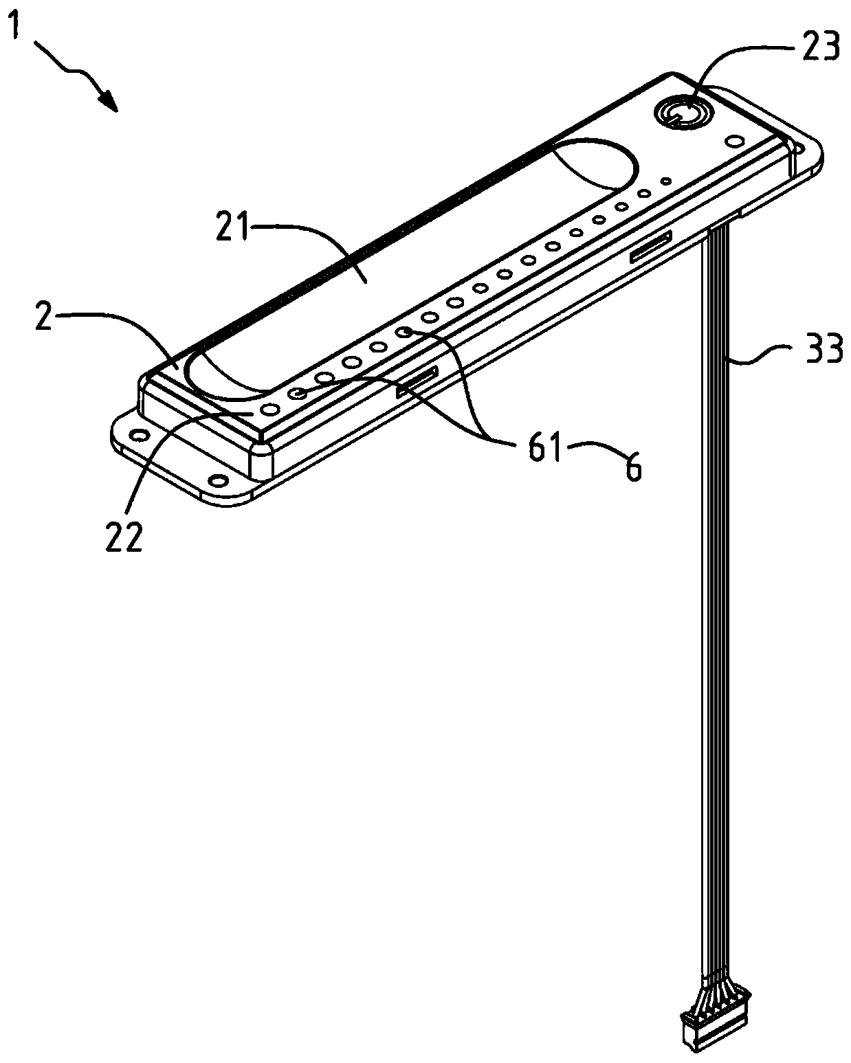 Linear touch control switch