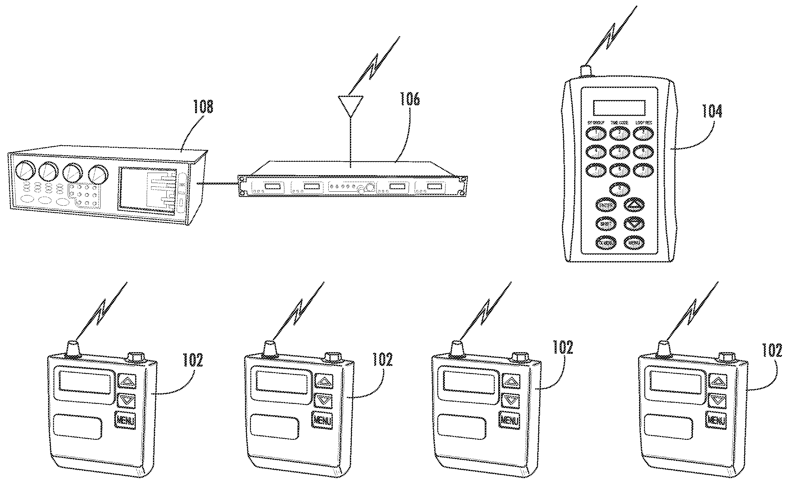 Virtual Wireless Multitrack Recording System