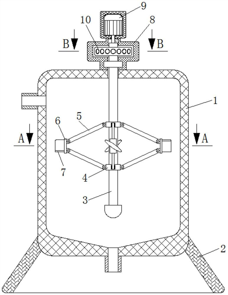 Electrophoretic paint uniform-speed stirring device based on resistance adjustment