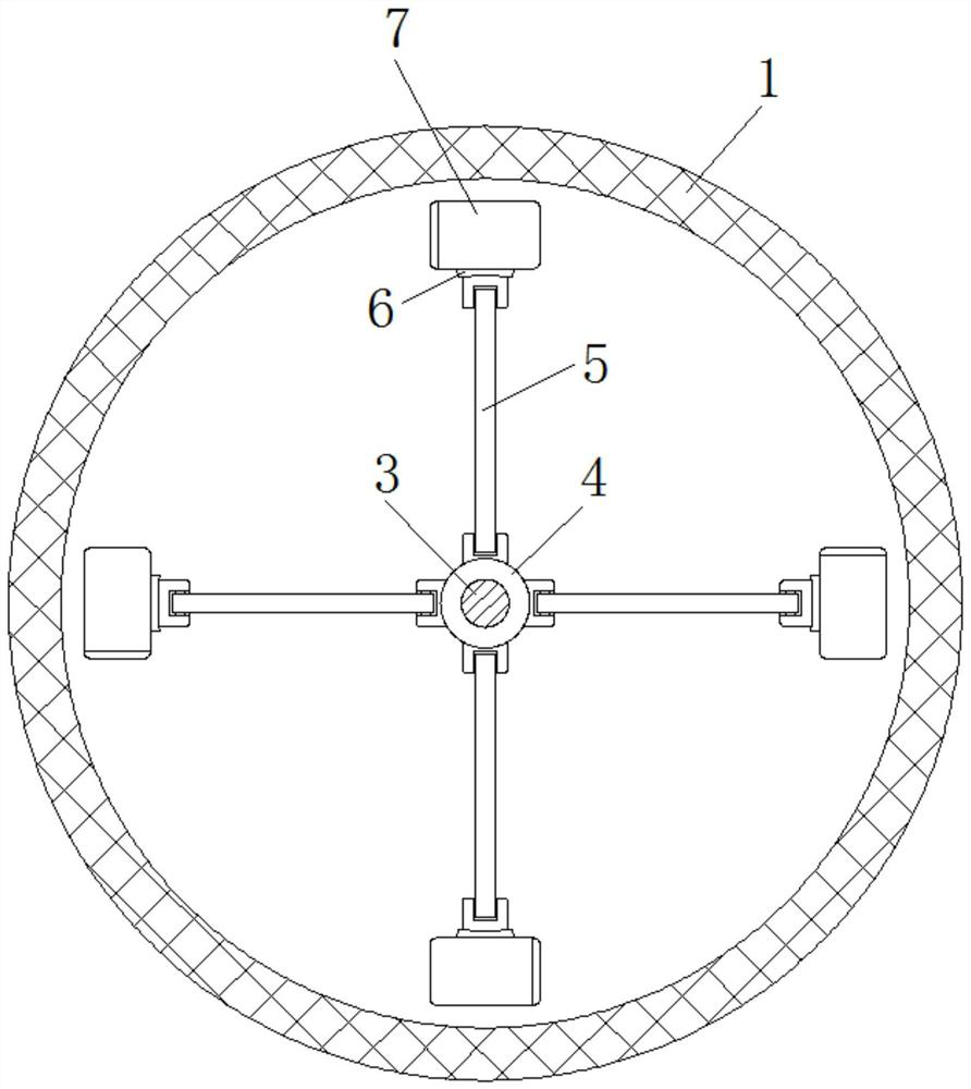 Electrophoretic paint uniform-speed stirring device based on resistance adjustment