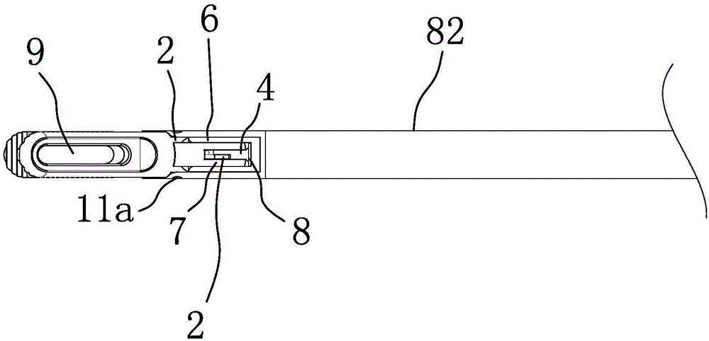 Bipolar electrocoagulation clamp head with enhanced insulation performance