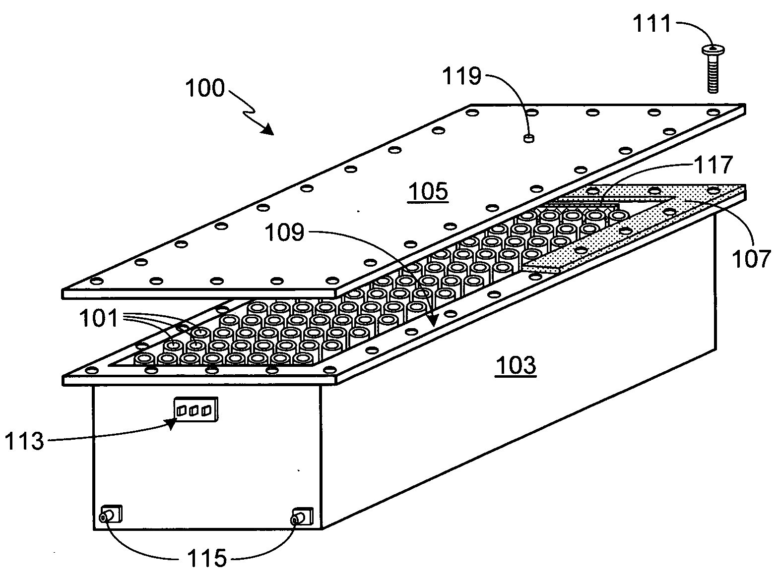 Sealed battery enclosure