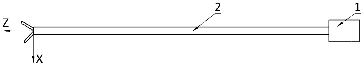 Minimally-invasive-surgical-robot four-dimensional force sensor based on fiber gratings