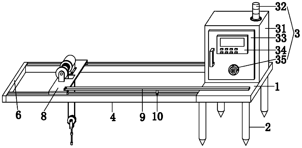 Karst subsidence area water level red line monitoring and early warning device and method