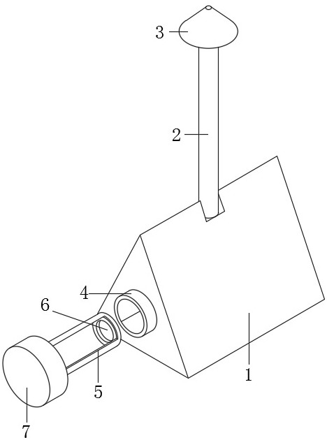 A buried cable branch box