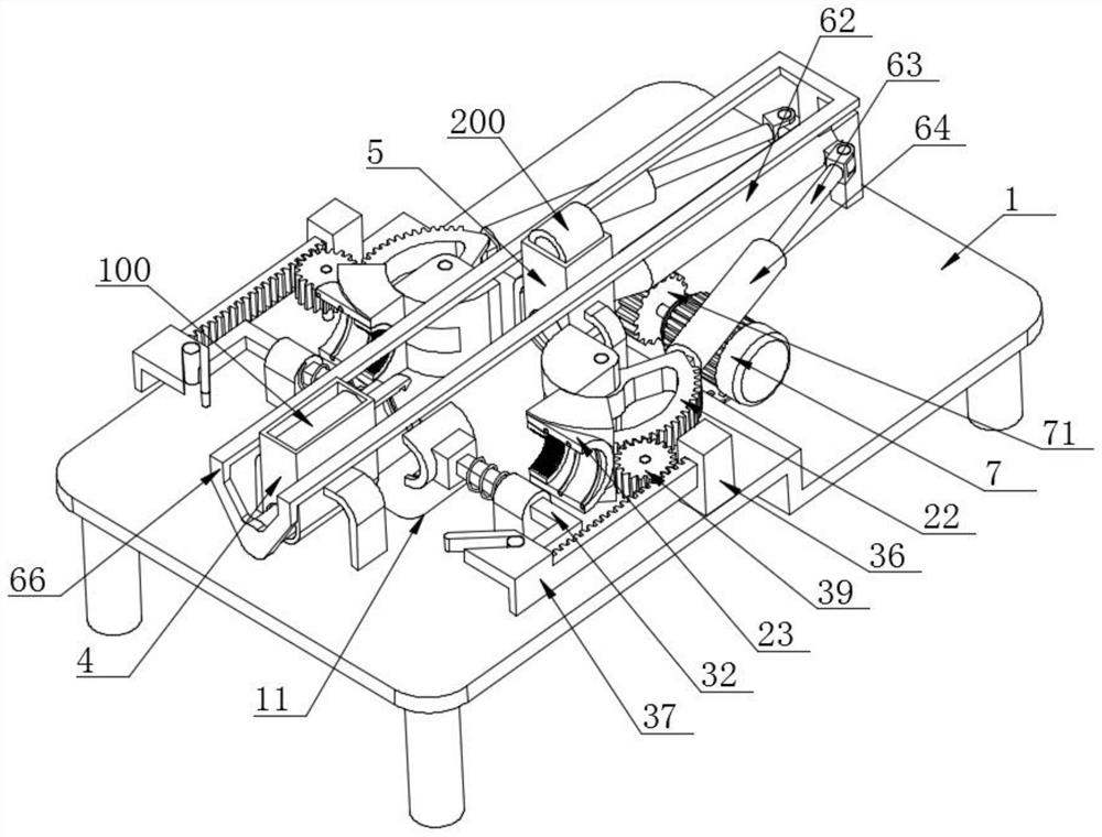 New energy automobile part assembling facility