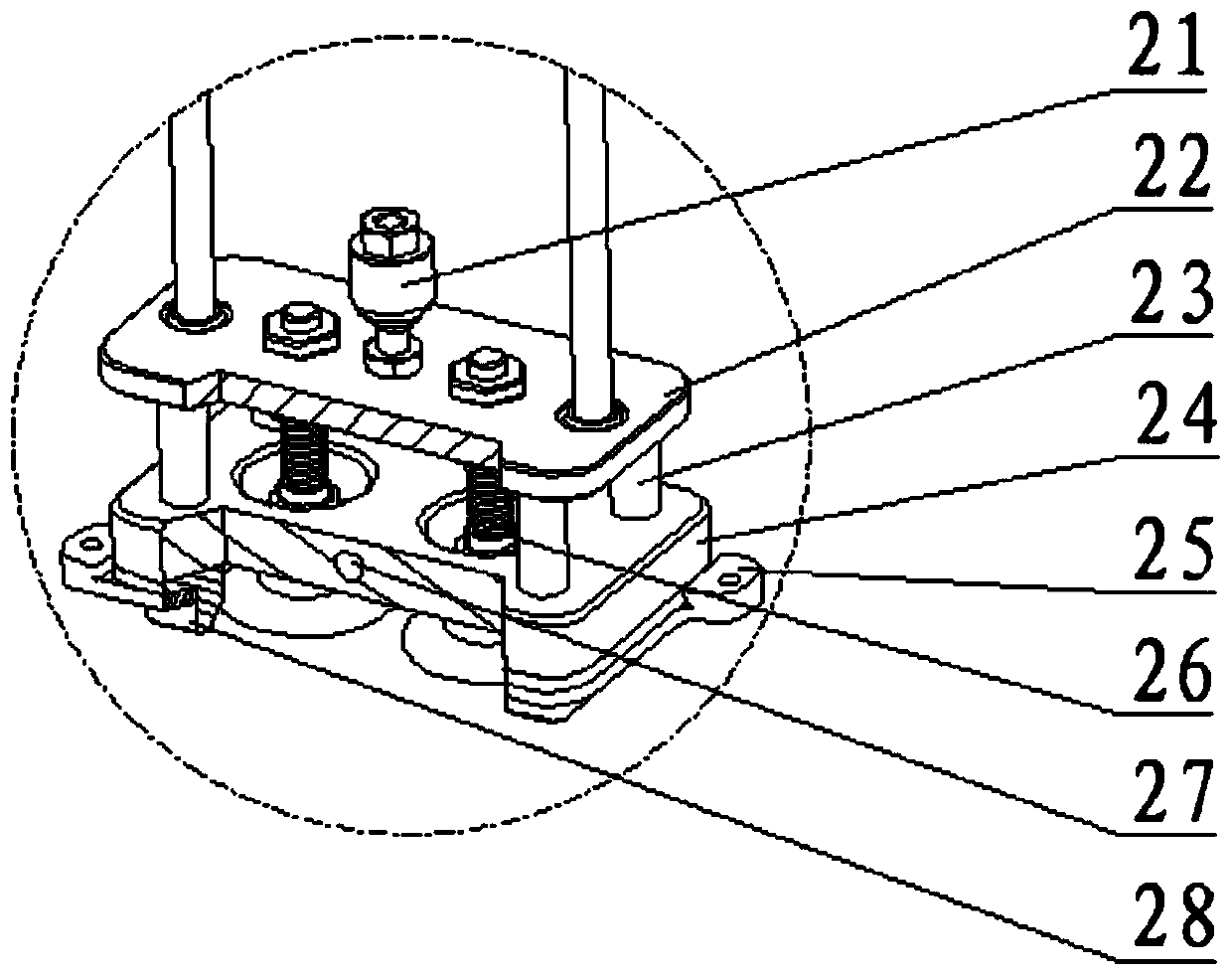 Touch screen disassembling platform