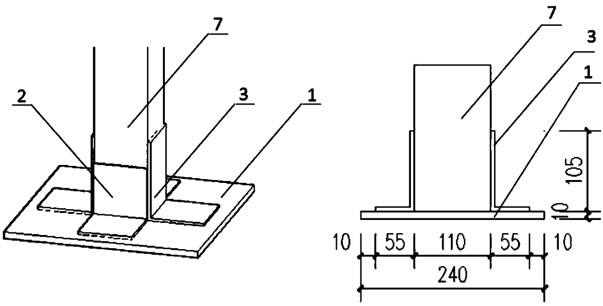 Square steel pipe sand pebble ring beam-construction column construction method for masonry structure houses in villages and towns