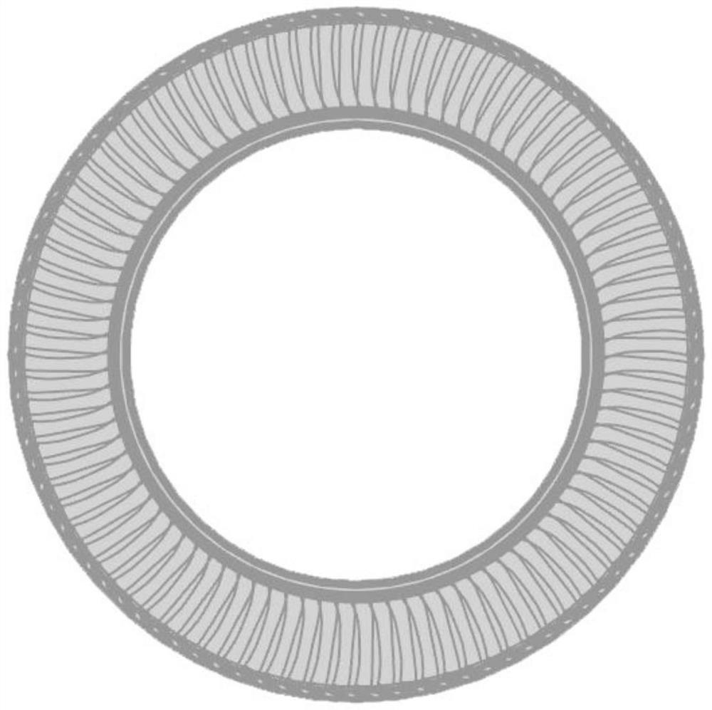 Five-axis numerical control milling method for integral blade ring