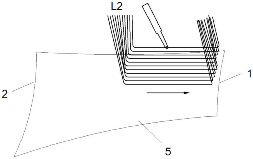 Five-axis numerical control milling method for integral blade ring