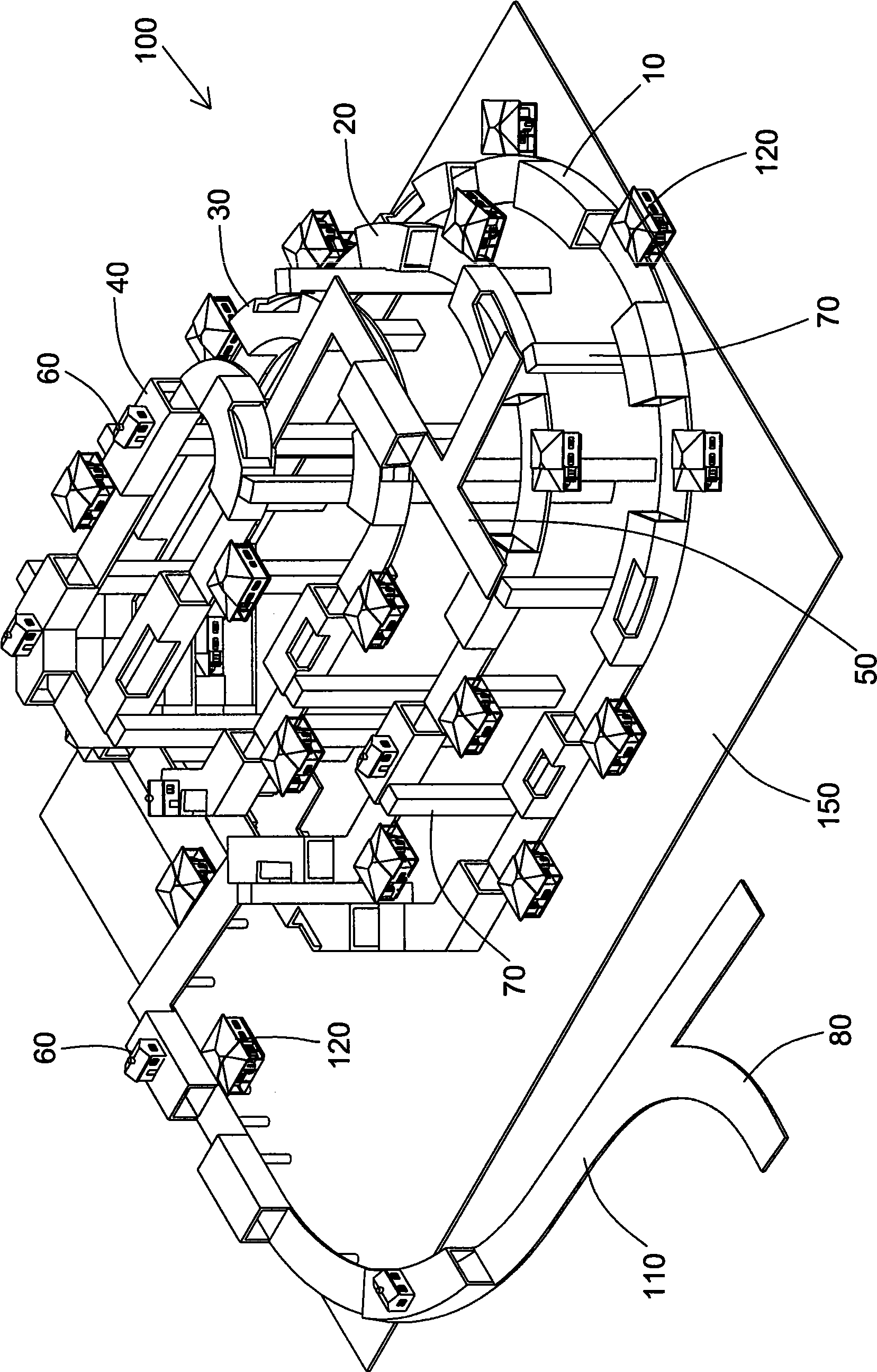 Freestyle elevated multi-storied buildings