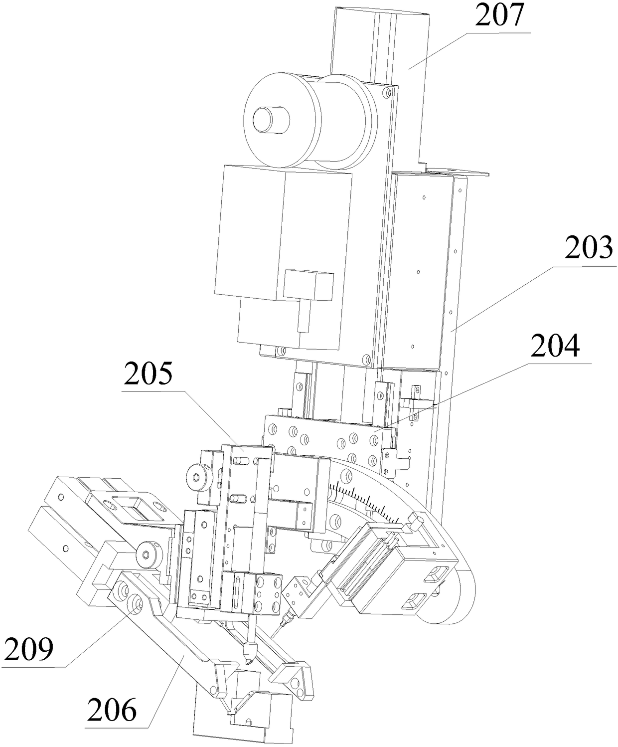 Welding cleaning module applied to soldering tin assembly and soldering tin assembly